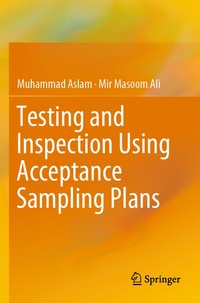 bokomslag Testing and Inspection Using Acceptance Sampling Plans