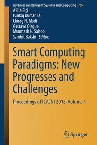 bokomslag Smart Computing Paradigms: New Progresses and Challenges