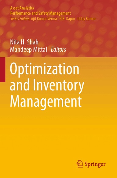 Nita H. Shah, Mandeep Mittal - Optimization and Inventory Management, Häftad