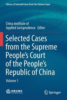 bokomslag Selected Cases from the Supreme People's Court of the People's Republic of China