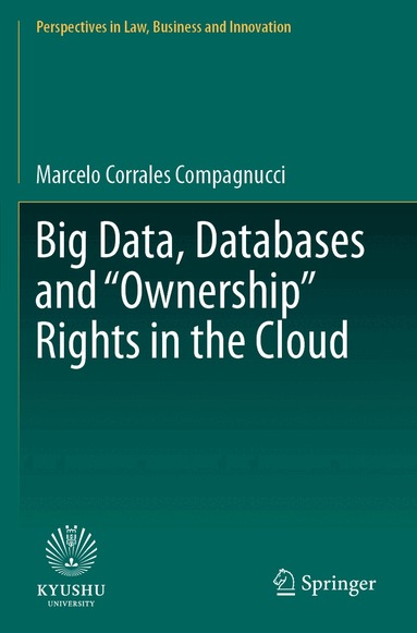 Marcelo Corrales Compagnucci - Big Data, Databases and "Ownership" Rights in the Cloud, Häftad