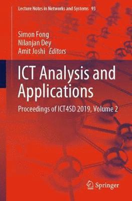 bokomslag ICT Analysis and Applications