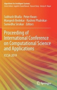 bokomslag Proceeding of International Conference on Computational Science and Applications
