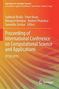 bokomslag Proceeding of International Conference on Computational Science and Applications