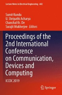 bokomslag Proceedings of the 2nd International Conference on Communication, Devices and Computing