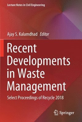 bokomslag Recent Developments in Waste Management