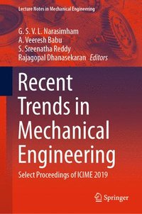 bokomslag Recent Trends in Mechanical Engineering