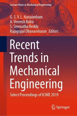 bokomslag Recent Trends in Mechanical Engineering