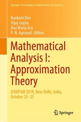 bokomslag Mathematical Analysis I: Approximation Theory