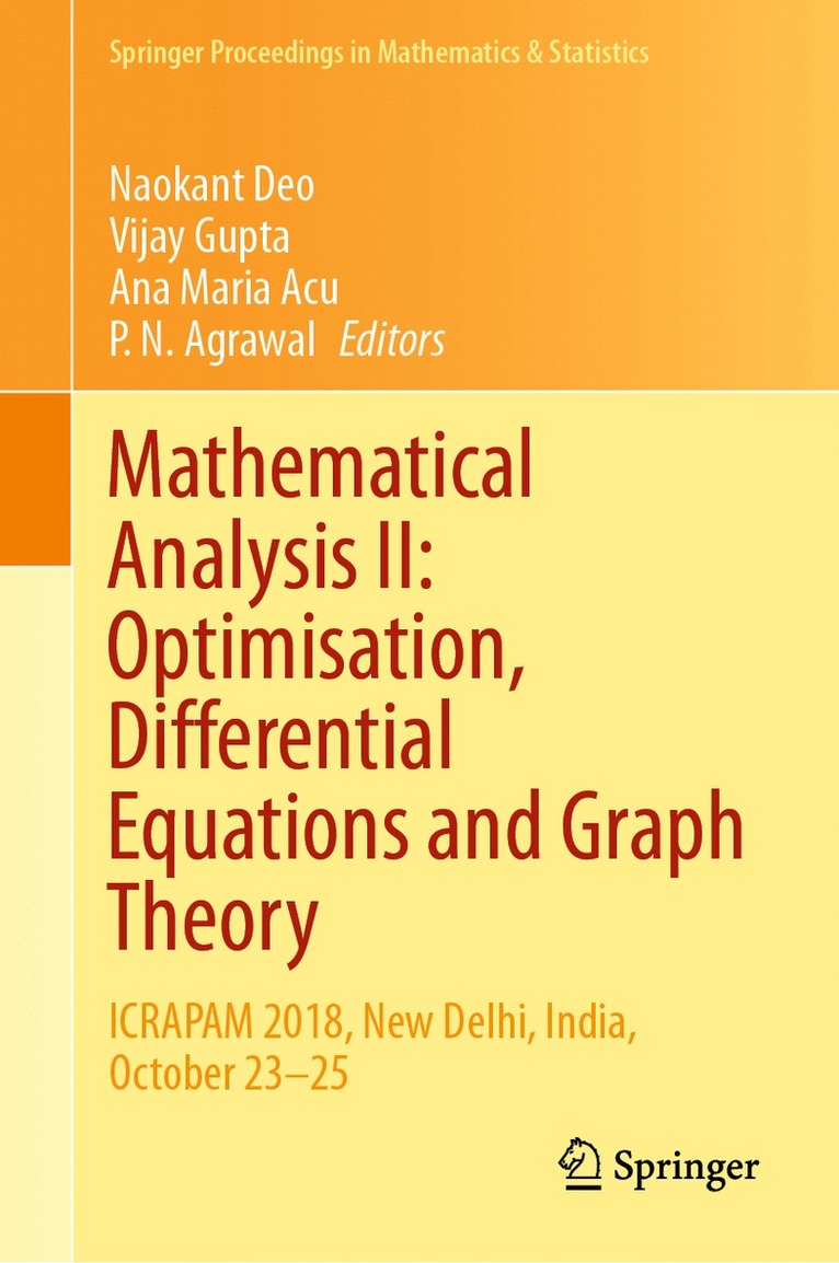 Mathematical Analysis II: Optimisation, Differential Equations and Graph Theory 1