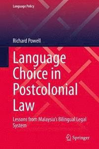 bokomslag Language Choice in Postcolonial Law