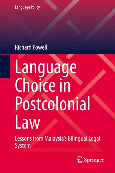 Richard Powell - Language Choice in Postcolonial Law, Inbunden