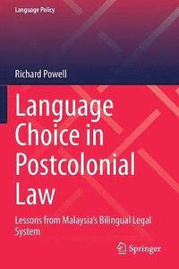 bokomslag Language Choice in Postcolonial Law