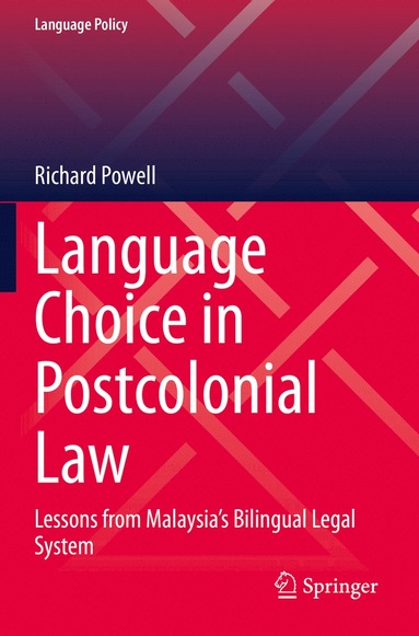 bokomslag Language Choice in Postcolonial Law