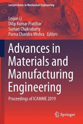 Advances in Materials and Manufacturing Engineering 1