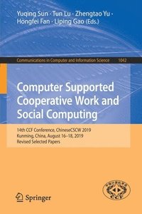 bokomslag Computer Supported Cooperative Work and Social Computing