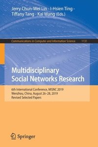 bokomslag Multidisciplinary Social Networks Research