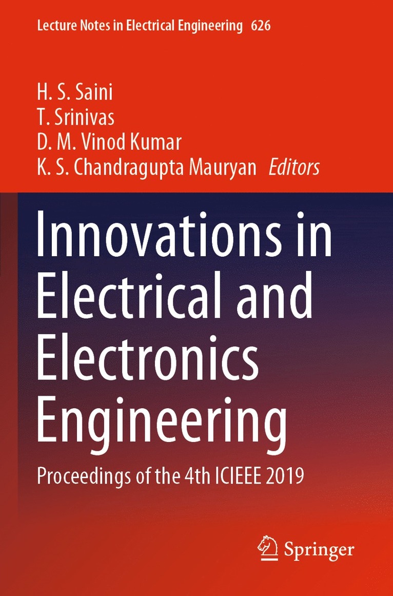 Innovations in Electrical and Electronics Engineering 1