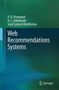 bokomslag Web Recommendations Systems
