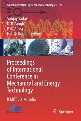 bokomslag Proceedings of International Conference in Mechanical and Energy Technology