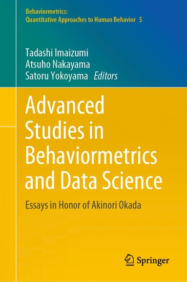 bokomslag Advanced Studies in Behaviormetrics and Data Science