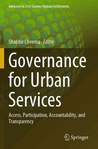 Shabbir Cheema - Governance for Urban Services, Häftad