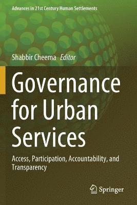 Governance for Urban Services 1