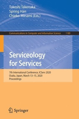 Takeshi Takenaka, Spring Han, Chieko Minami - Serviceology for Services, Häftad