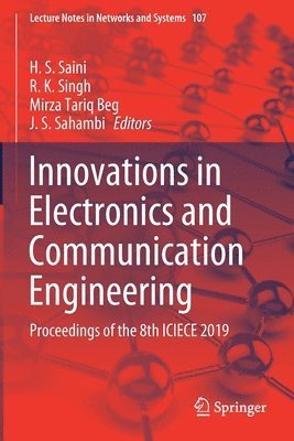 bokomslag Innovations in Electronics and Communication Engineering