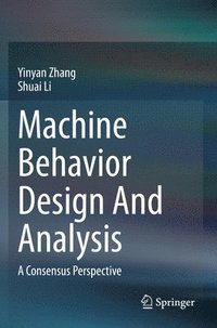 bokomslag Machine Behavior Design And Analysis