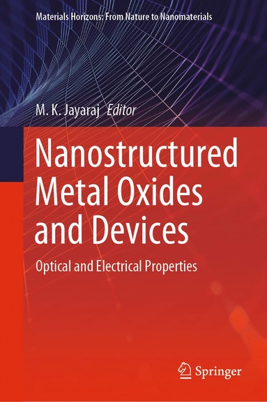 bokomslag Nanostructured Metal Oxides and Devices