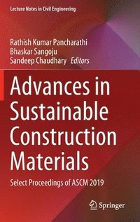 bokomslag Advances in Sustainable Construction Materials