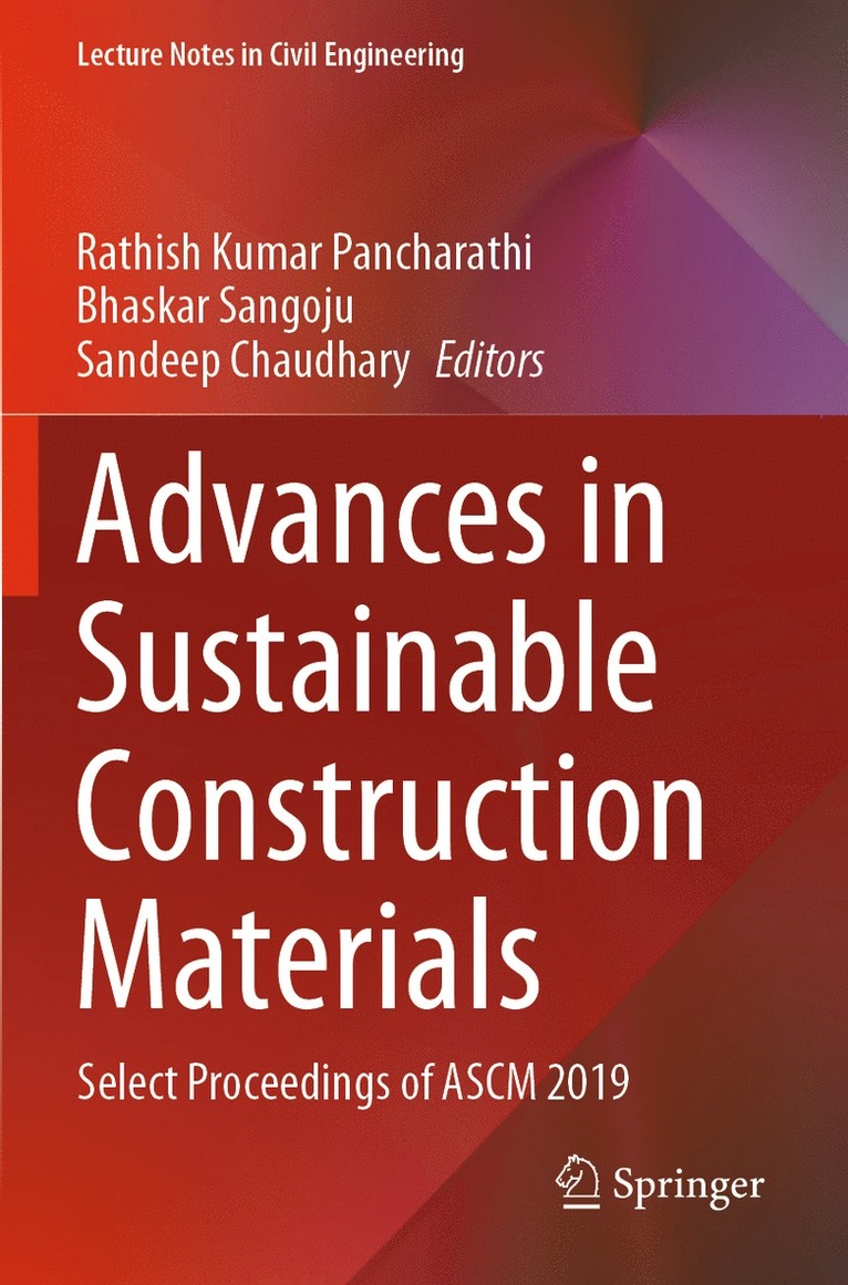 Advances in Sustainable Construction Materials 1