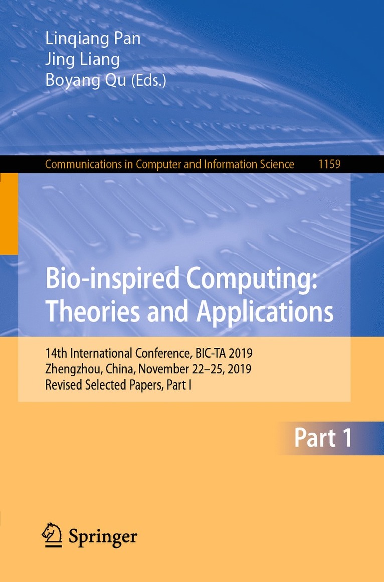 Linqiang Pan, Jing Liang, Boyang Qu - Bio-inspired Computing: Theories and Applications, Häftad