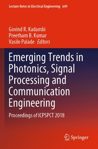 bokomslag Emerging Trends in Photonics, Signal Processing and Communication Engineering