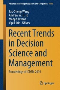 bokomslag Recent Trends in Decision Science and Management