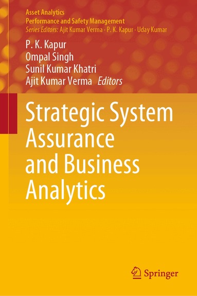 P. K. Kapur, Ompal Singh, Sunil Kumar Khatri, Ajit Kumar Verma - Strategic System Assurance and Business Analytics, Inbunden
