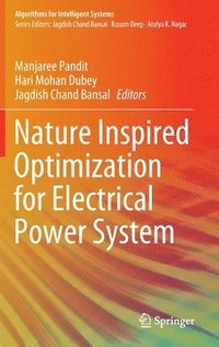 bokomslag Nature Inspired Optimization for Electrical Power System