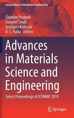 bokomslag Advances in Materials Science and Engineering