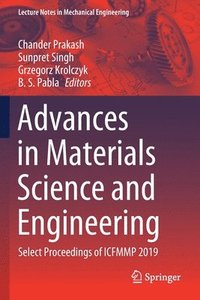 bokomslag Advances in Materials Science and Engineering