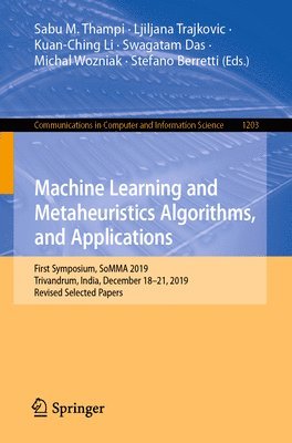 bokomslag Machine Learning and Metaheuristics Algorithms, and Applications