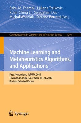 Machine Learning and Metaheuristics Algorithms, and Applications 1