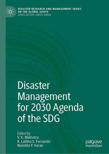 bokomslag Disaster Management for 2030 Agenda of the SDG