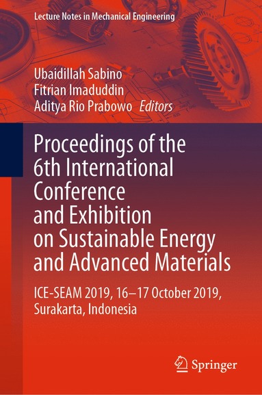 bokomslag Proceedings of the 6th International Conference and Exhibition on Sustainable Energy and Advanced Materials