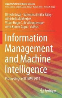 bokomslag Information Management and Machine Intelligence