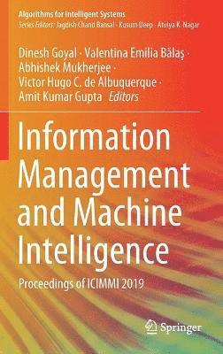 Information Management and Machine Intelligence 1
