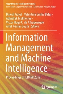 bokomslag Information Management and Machine Intelligence
