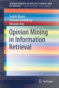 bokomslag Opinion Mining in Information Retrieval