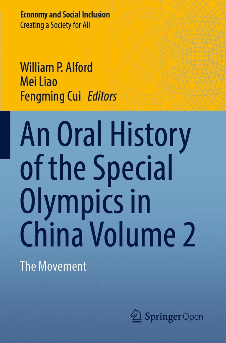 Oral History of the Special Olympics in China Volume 2
