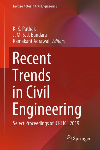 bokomslag Recent Trends in Civil Engineering